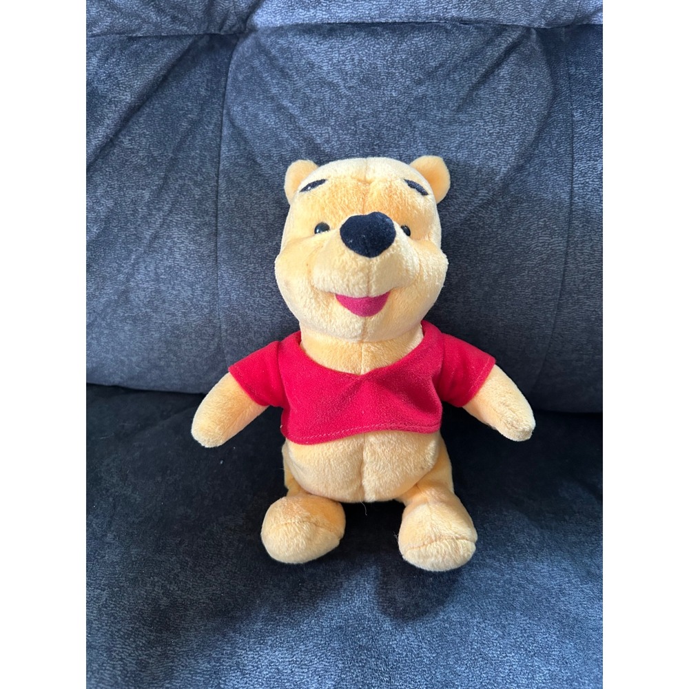 Disney Winnie the Pooh Plush Mattel 1998 Vintage Talking Stuffed Animal WORKS